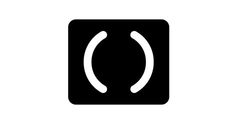 metal circle bracket|circle bracket symbol.